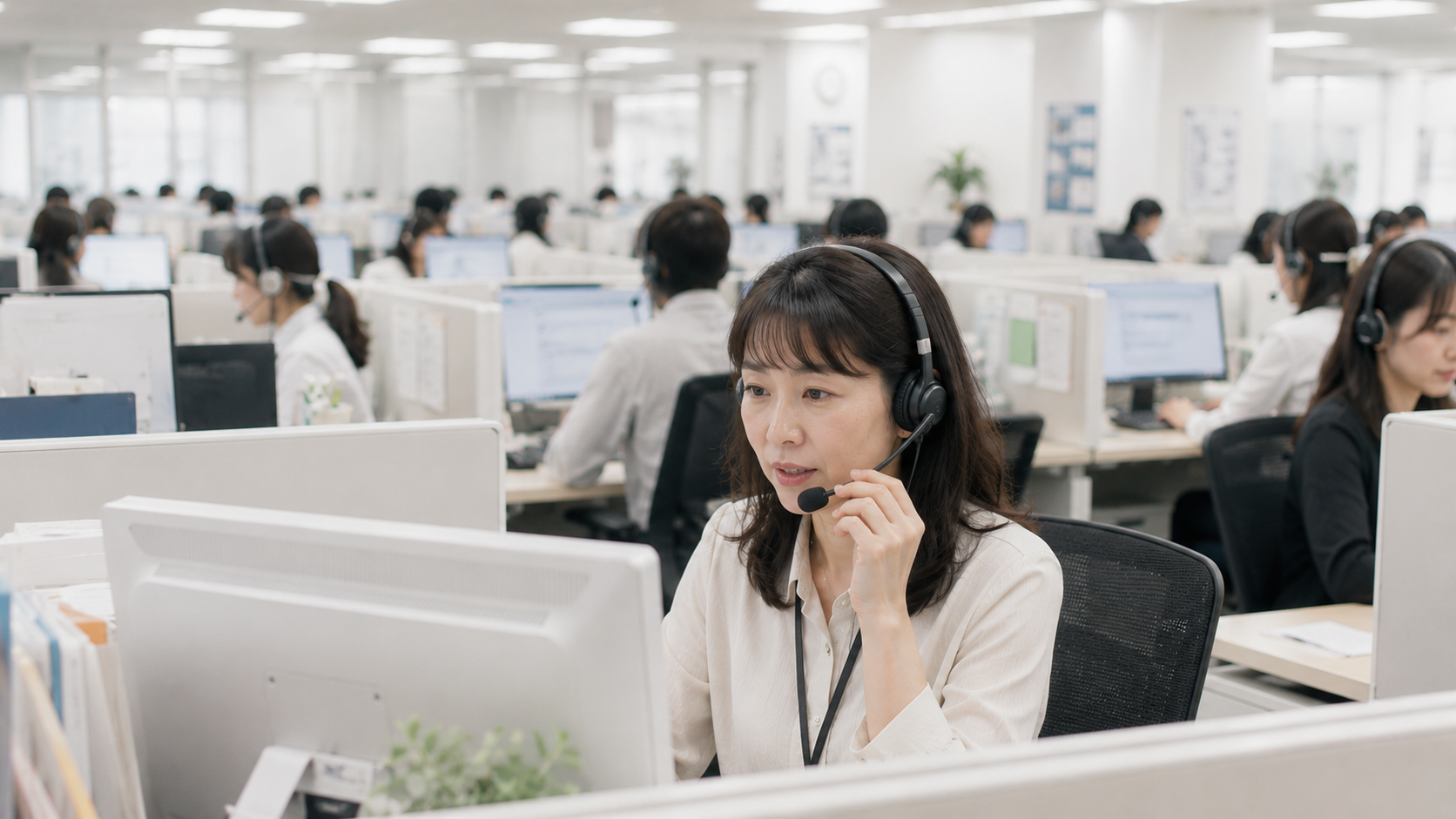 電話代行サービスをオペレーター型とIVR型で比較するイメージ