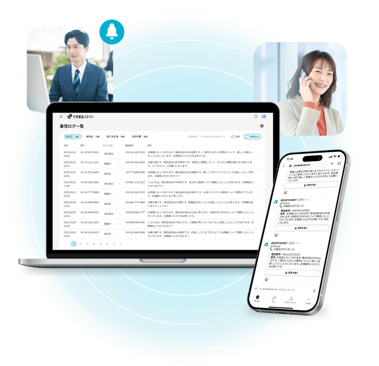 代表電話コネクトのイメージ